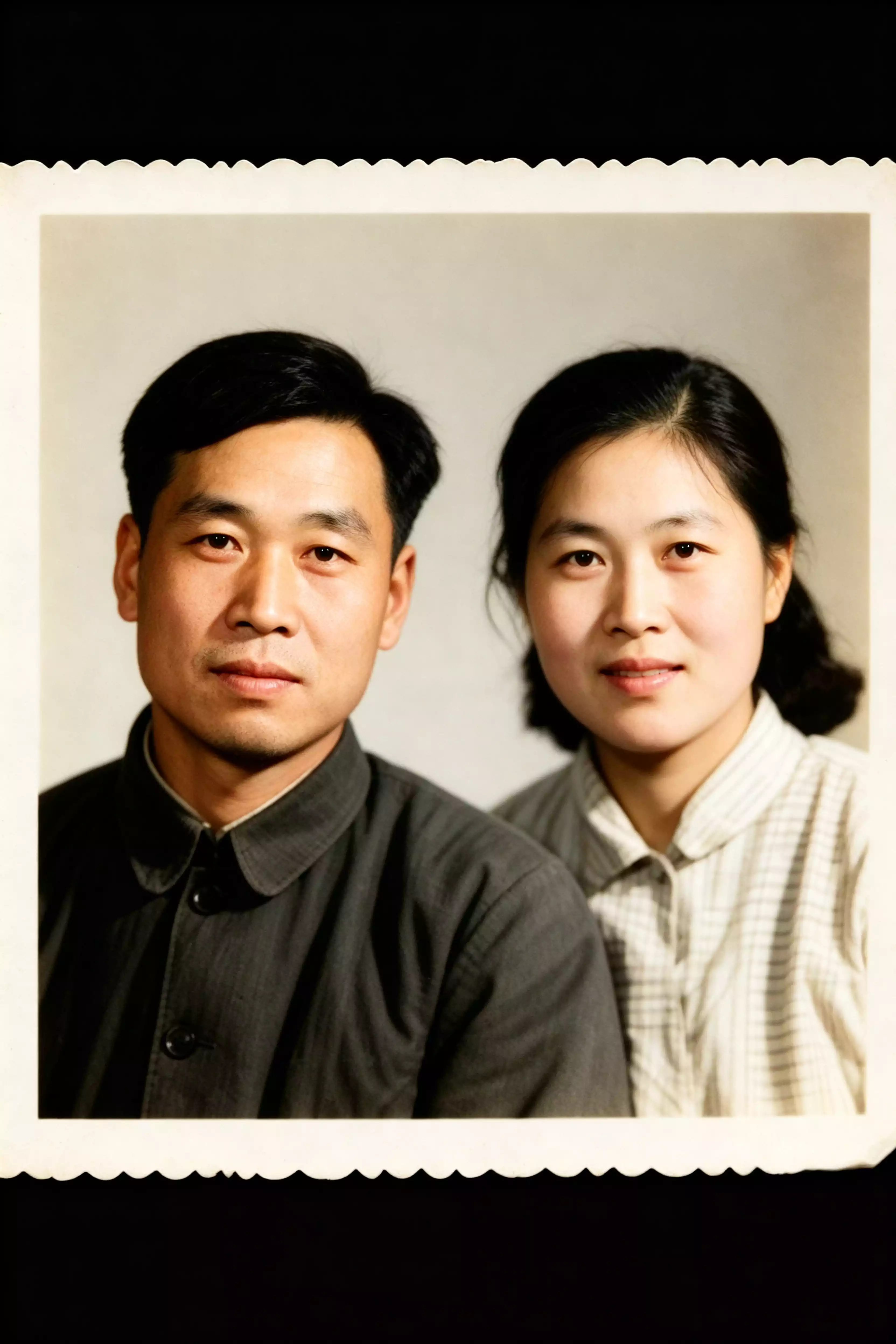 Family photo after restoration